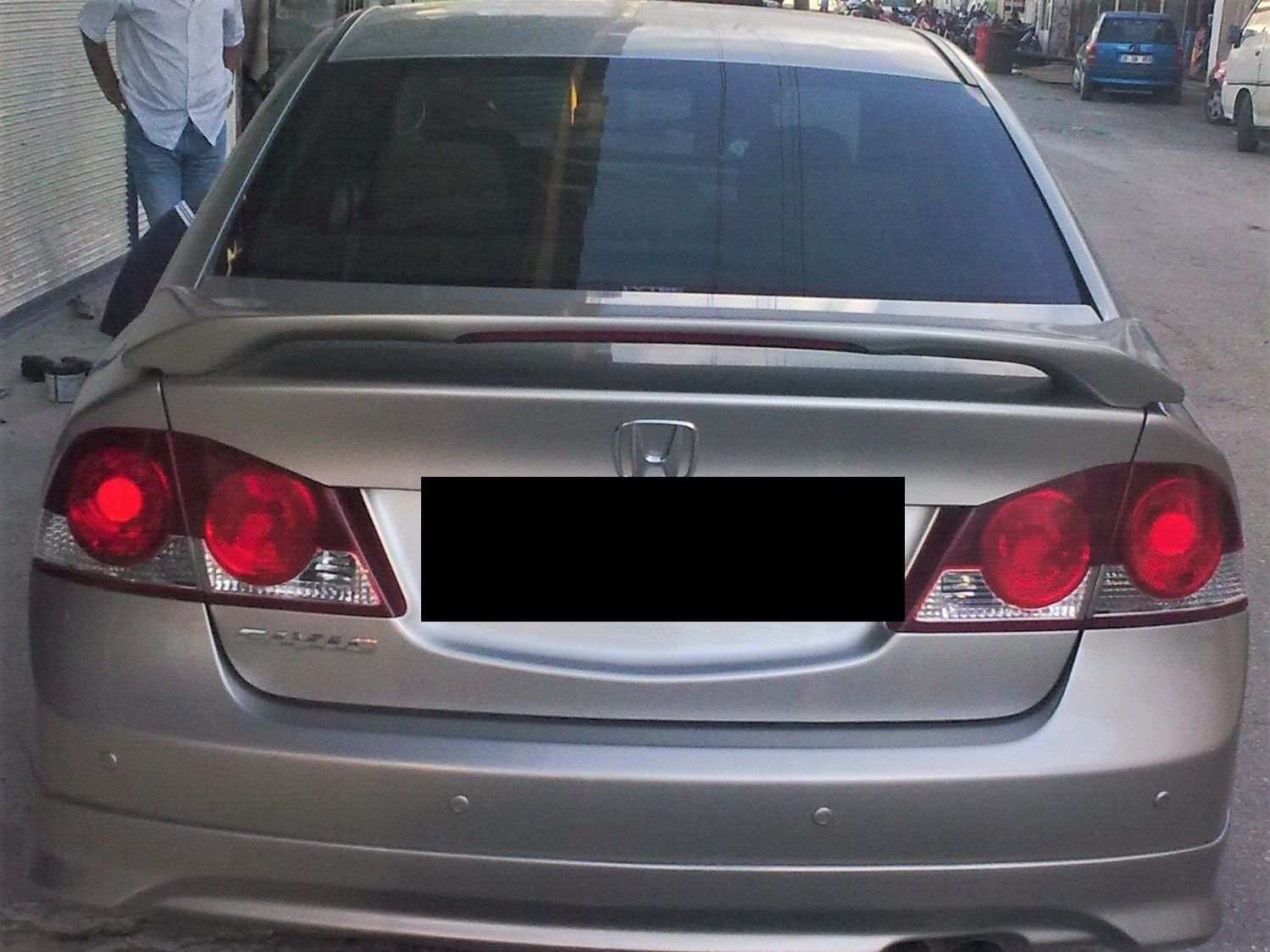 Honda Civic Uyumlu Spoiler Işıklı Spoiler 2006-2012 Boyalı Parça