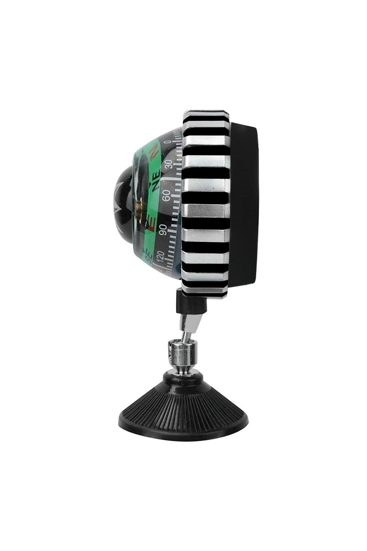 Oto Araç Içi Pusula Işıklı Vantuzlu Yapışma Büyük Boy