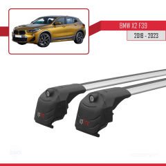 BMW X2 F39 2018 ve Sonrası ile uyumlu ACE-2 Ara Atkı Tavan Barı GRİ