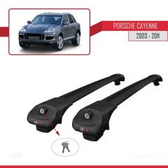 Porsche Cayenne 2003-2011 Arası ile uyumlu ACE-1 Ara Atkı Tavan Barı SİYAH