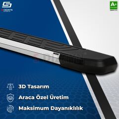 S-Dizayn VW Amarok 2 NewLine Krom Yan Basamak 203 Cm 2023 Üzeri A+ Kalite