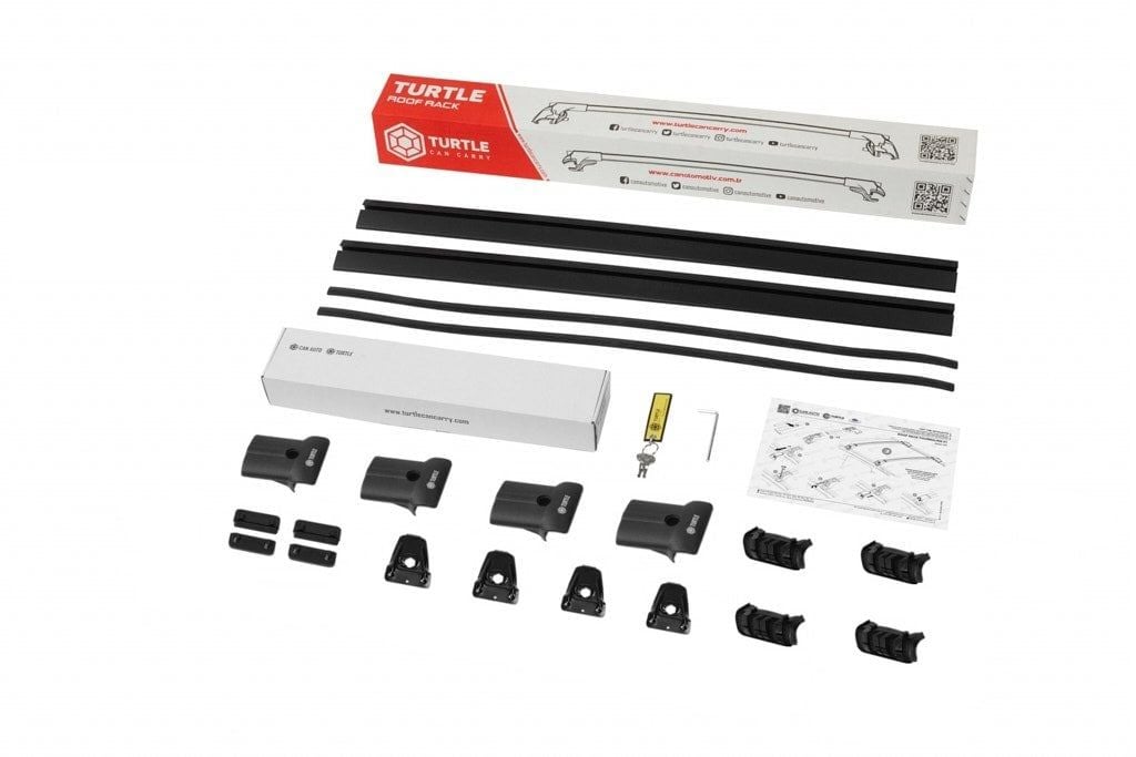 Turtle Suzuki Sx4 Uyumlu Hatchback 41426 Diamond Ara Atkı Siyah 2'li Set