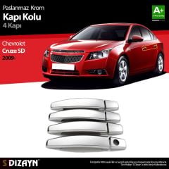Chevrolet Cruze Uyumlu Sedan Krom Kapı Kolu 4 Kapı 2009 Üzeri