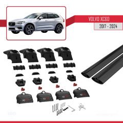 Volvo XC60 2017 ve Sonrası ile uyumlu ACE-2 Ara Atkı Tavan Barı SİYAH