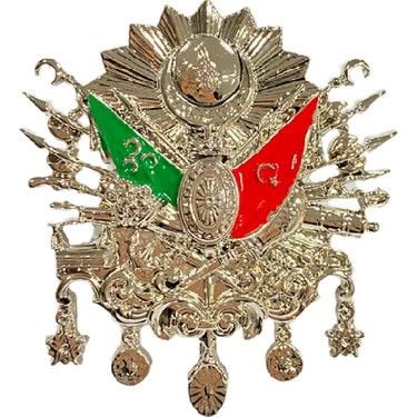 Osmanlı Tuğra Vidalı  Küçük Nikel / Yacıy04