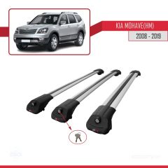 Kia Mohave (HM) 2008-2019 Arası ile uyumlu ACE-1 Ara Atkı Tavan Barı GRİ 3 ADET BAR