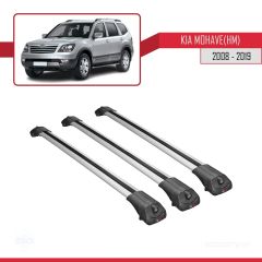 Kia Mohave (HM) 2008-2019 Arası ile uyumlu ACE-1 Ara Atkı Tavan Barı GRİ 3 ADET BAR
