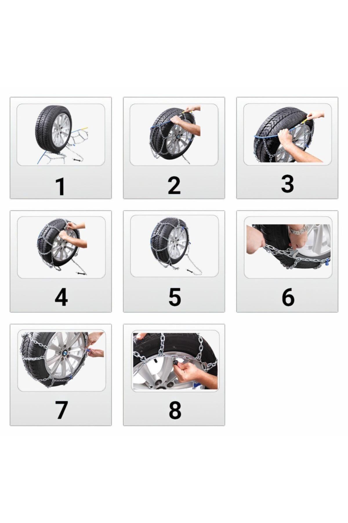 Kar Zinciri 245/40/r19 4x4 Tipi Binek Suv Minibüs Takmatik Kolay Montaj