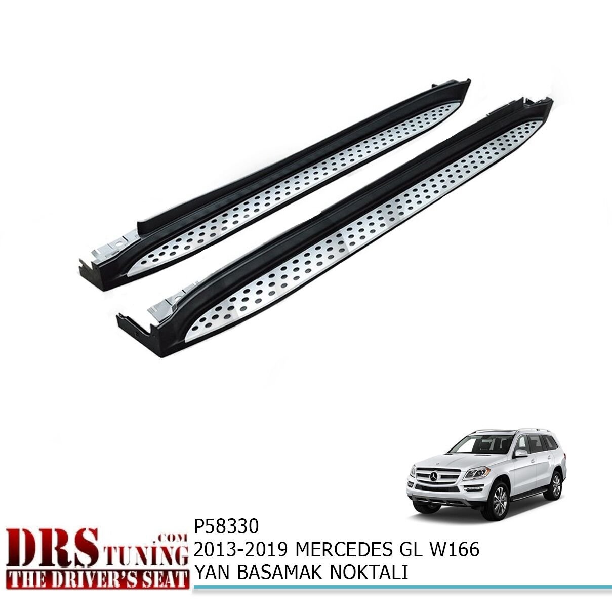 Mercedes ML W166 2013-2019 Sonrası Yan Basamak Noktalı Model