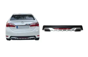 Toyota Corolla 2013-2018 (E170) uyumlu 2013-2018 AMG Çift Çıkış Reflektörlü Difüzör modelleri DRS Tuning'de. Kaliteli malzeme, hızlı kargo ve güvenli