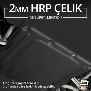 S-Dizayn VW Polo 6 Çelik Karter Muhafaza Koruma 2017 Üzeri A+ Kalite thumb 5