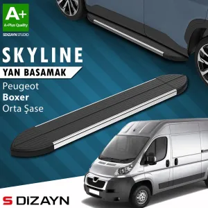 s-dizayn uyumlu Peugeot Boxer 3 Orta Şase Skyline Krom Yan Basamak 253 Cm 2006 Üzeri A+ Kalite modelleri DRS Tuning'de. Kaliteli malzeme, hızlı kargo ve