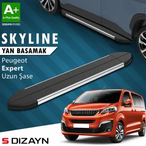 s-dizayn uyumlu Peugeot Expert 3 Uzun Şase Skyline Krom Yan Basamak 243 Cm 2016 Üzeri A+ Kalite modelleri DRS Tuning'de. Kaliteli malzeme, hızlı kargo ve