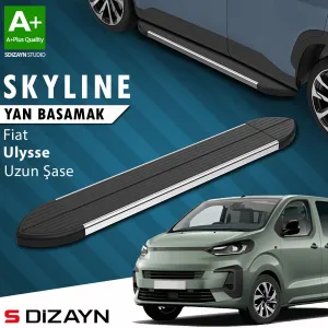 s-dizayn uyumlu Fiat Ulysse Skyline Krom Yan Basamak 243 Cm 2022 Üzeri A+ Kalite modelleri DRS Tuning'de. Kaliteli malzeme, hızlı kargo ve güvenli alışverişle