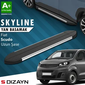 s-dizayn uyumlu Fiat Scudo 3 Skyline Krom Yan Basamak 243 Cm 2020 Üzeri A+ Kalite modelleri DRS Tuning'de. Kaliteli malzeme, hızlı kargo ve güvenli alışverişle