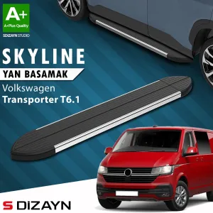 s-dizayn uyumlu VW Transporter T6.1 Kısa Şase Skyline Krom Yan Basamak 213 Cm 2019-2024 A+ Kalite modelleri DRS Tuning'de. Kaliteli malzeme, hızlı kargo ve