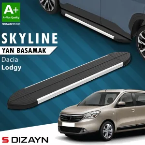 Dacia Lodgy 2012-2022 (J92) uyumlu Skyline Aluminyum Yan Basamak 203 Cm 2012 Üzeri A+ Kalite modelleri DRS Tuning'de. Kaliteli malzeme, hızlı kargo ve güvenli