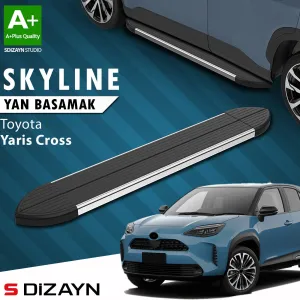 Toyota Yaris 2020-Günümüz (XP210) uyumlu Cross Skyline Krom Yan Basamak 183 Cm 2020 Üzeri A+ Kalite modelleri DRS Tuning'de. Kaliteli malzeme, hızlı kargo ve