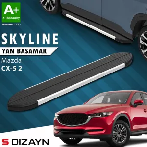 Mazda CX-5 2017-Günümüz (KF) uyumlu 2 Skyline Aluminyum Yan Basamak 183 Cm 2017 Üzeri A+ Kalite modelleri DRS Tuning'de. Kaliteli malzeme, hızlı kargo ve