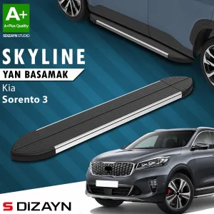 Kia Sorento 2014-2020 (UM) uyumlu 3 Skyline Krom Yan Basamak 183 Cm 2014-2020 A+ Kalite modelleri DRS Tuning'de. Kaliteli malzeme, hızlı kargo ve güvenli