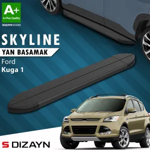 S-Dizayn Ford Kuga 1 Skyline Siyah Yan Basamak 183 Cm 2008-2012 A+ Kalite thumb 1