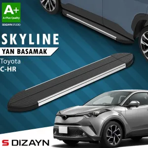 Toyota C-HR 2016-2023 (AX10) uyumlu Skyline Krom Yan Basamak 173 Cm 2016-2023 A+ Kalite modelleri DRS Tuning'de. Kaliteli malzeme, hızlı kargo ve güvenli