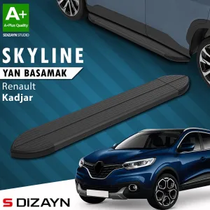 S-Dizayn Renault Kadjar Skyline Siyah Yan Basamak 173 Cm 2015-2022 A+ Kalite thumb 1