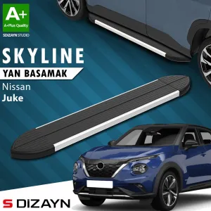 Nissan Juke 2019-Günümüz (F16) uyumlu 2 Skyline Aluminyum Yan Basamak 173 Cm 2019 Üzeri A+ Kalite modelleri DRS Tuning'de. Kaliteli malzeme, hızlı kargo ve