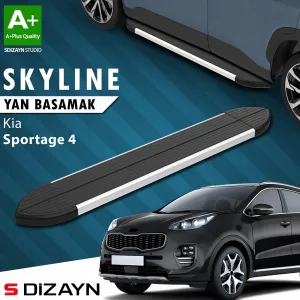 Kia Sportage 2015-2021 (QL) uyumlu 4 Skyline Aluminyum Yan Basamak 173 Cm 2016-2021 A+ Kalite modelleri DRS Tuning'de. Kaliteli malzeme, hızlı kargo ve güvenli