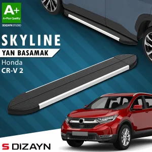 S-Dizayn Honda CR-V 5 Skyline Aluminyum Yan Basamak 173 Cm 2018-2022 A+ Kalite thumb 1