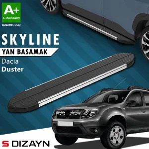 Dacia Duster 2010-2017 (HS) uyumlu Skyline Krom Yan Basamak 173 Cm 2009-2018 A+ Kalite modelleri DRS Tuning'de. Kaliteli malzeme, hızlı kargo ve güvenli