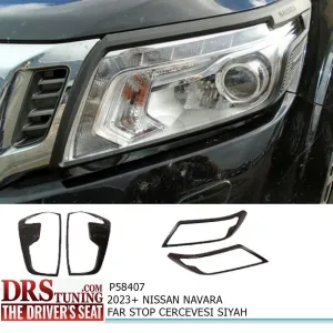 Puando uyumlu Nissan Navara 2023 Sonrası Far ve Stop Kaplama Siyah modelleri DRS Tuning'de. Kaliteli malzeme, hızlı kargo ve güvenli alışverişle hemen