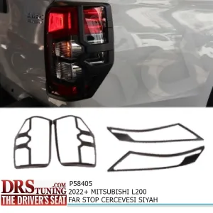 Puando uyumlu Mitsubishi L200 2019 Sonrası Far Ve Stop Çerçeve Kaplama Siyah modelleri DRS Tuning'de. Kaliteli malzeme, hızlı kargo ve güvenli alışverişle