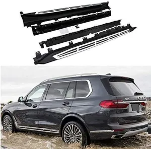 BMW X7 2018-Günümüz (G07) uyumlu 2019 Yan Basamak Side Step Square Style modelleri DRS Tuning'de. Kaliteli malzeme, hızlı kargo ve güvenli alışverişle hemen