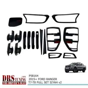 Puando uyumlu Ford Ranger 2015 Sonrası T7-T8 Siyah Kaplama Set V2 modelleri Oto Aksesuar Shop'de. Kaliteli malzeme, hızlı kargo ve güvenli alışverişle hemen