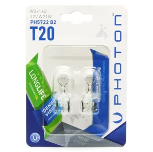 Photon uyumlu T20 Ampul W21W PH5722 B2 modelleri DRS Tuning'de. Kaliteli malzeme, hızlı kargo ve güvenli alışverişle hemen inceleyin.