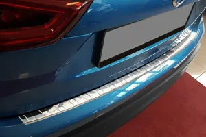 NISSAN Uyumlu QASHQAI 2017-2021 Arka Tampon Eşiği Paslanmaz Çelik thumb 2