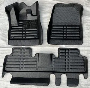 Peugeot 2008 2023 Sonrası 5D Havuzlu Karbon Dizayn Paspas Seti thumb 2