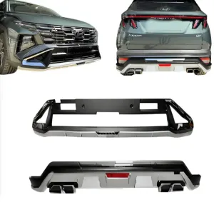 Hyundai Tucson 2020-Günümüz (NX4) uyumlu ÖN ARKA KORUMA DİFÜZÖR 2025 2026 2027 modelleri DRS Tuning'de. Kaliteli malzeme, hızlı kargo ve güvenli alışverişle
