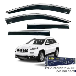 Niken Cam Rüzgarlığı uyumlu Jeep Cherokee 2014 Sonrası - Kromlu Cam Rüzgarlığı 4Lü Parça modelleri DRS Tuning'de. Kaliteli malzeme, hızlı kargo ve güvenli