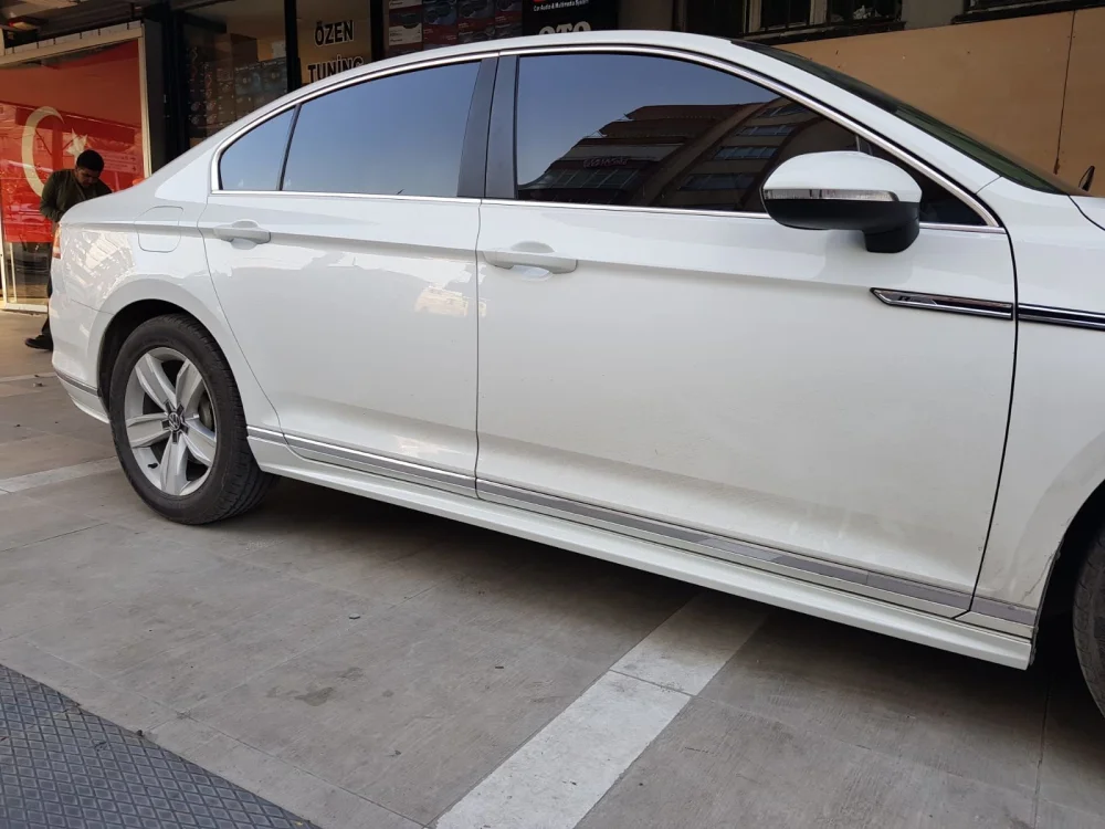 Volkswagen Passat Uyumlu B8 Yan Marşpiyel (VAKUM) LB7S Boya kodlu