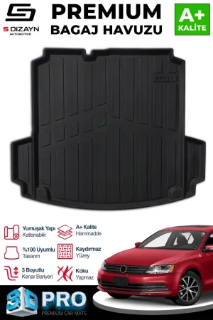 s-dizayn uyumlu VW Jetta 3D Pro Bagaj Havuzu Cepli 2011 Üzeri A+ Kalite modelleri DRS Tuning'de. Kaliteli malzeme, hızlı kargo ve güvenli alışverişle hemen