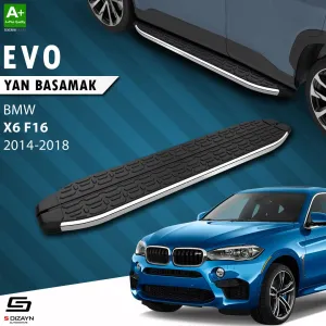 BMW X6 2014-2019 (F16) uyumlu F16 Evo Krom Yan Basamak 193 Cm 2014-2018 A+ Kalite modelleri DRS Tuning'de. Kaliteli malzeme, hızlı kargo ve güvenli alışverişle