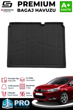 Citroen C4 2010-2018 (B7) uyumlu 3D Pro Bagaj Havuzu 2010-2018 A+ Kalite modelleri DRS Tuning'de. Kaliteli malzeme, hızlı kargo ve güvenli alışverişle hemen