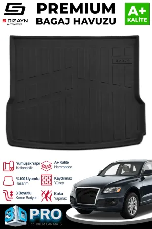 S-Dizayn Audi Q5 3D Pro Bagaj Havuzu 2009-2017 A+ Kalite thumb 1