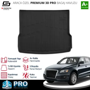 S-Dizayn Audi Q5 3D Pro Bagaj Havuzu 2009-2017 A+ Kalite thumb 2
