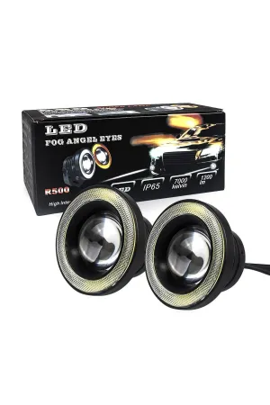 Cenk Oto uyumlu Mercekli Angel Yuvarlak Led Beyaz Sis Farı 7.6cm Metal Gövde modelleri DRS Tuning'de. Kaliteli malzeme, hızlı kargo ve güvenli alışverişle