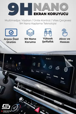 Volkswagen Passat 2014-2023 (B8) uyumlu 9H Nano Gösterge Ekran Koruyucu 10.25 İnç Parlak 2017-2019 A+ Kalite modelleri DRS Tuning'de. Kaliteli malzeme, hızlı