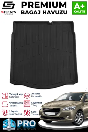 Peugeot 301 2012-2024 (M3) uyumlu 3D Pro Bagaj Havuzu 2012 Üzeri A+ Kalite modelleri DRS Tuning'de. Kaliteli malzeme, hızlı kargo ve güvenli alışverişle hemen