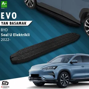 S-Dizayn BYD Seal U Elektrikli Evo Siyah Yan Basamak 193 Cm 2022 Üzeri A+ Kalite thumb 1